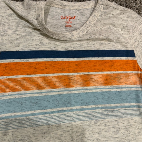 Bundle of 3 Cat & Jack boys striped tshirts, size Medium 10-12 - Picture 5 of 8